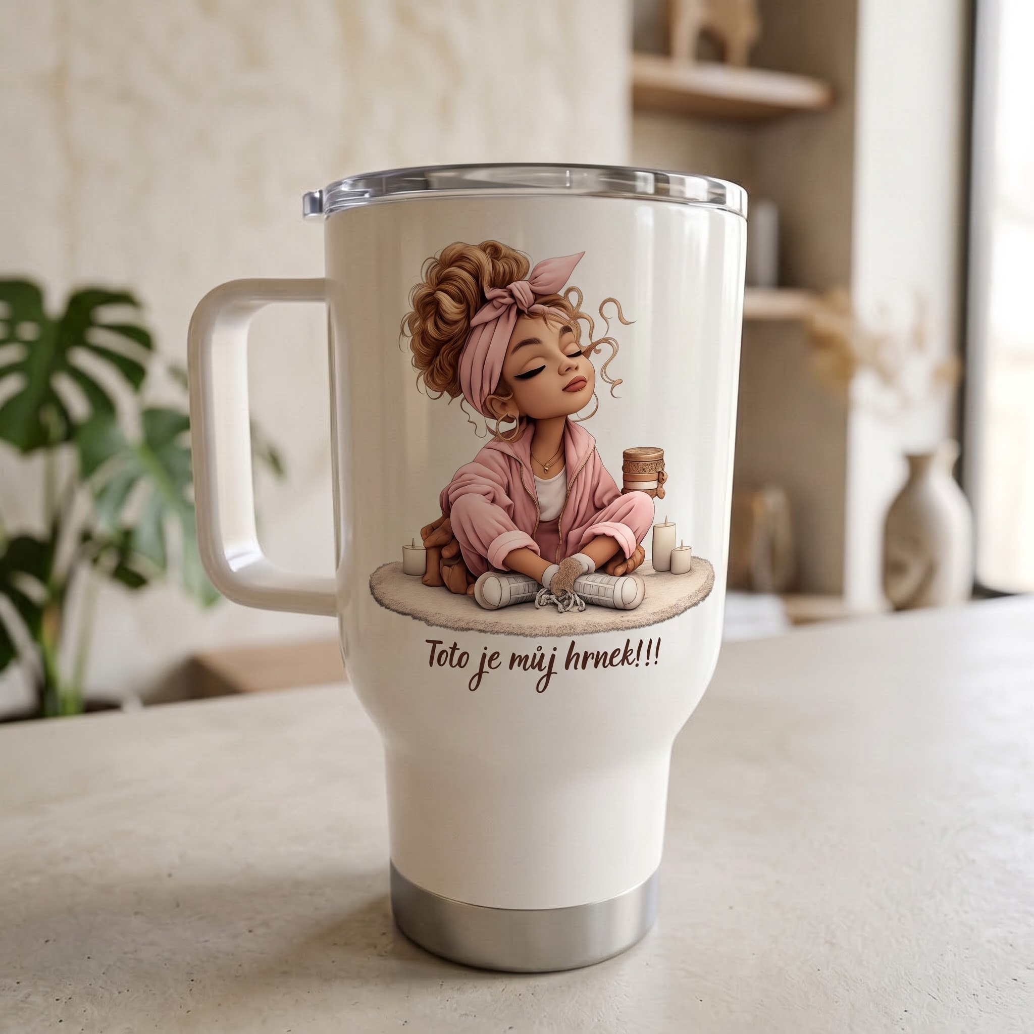 Cestovní termohrnek „Toto je můj hrnek!“ – 450 ml